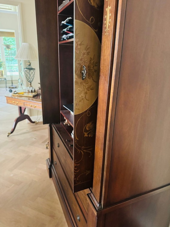 Drexel Heritage Entertainment Center / TV Cabinet – Covington Finish | Solid Mahogany – Wall cabinet, Wood (photo 5 of 14)