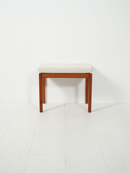 Scandinavian teak footstool by Egström & Myrstrand