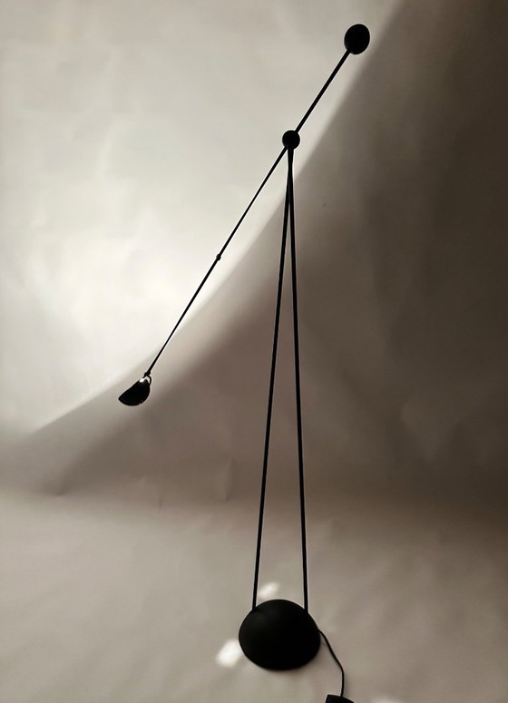 Vintage Yuki vloerlamp, Stefano Cevoli, Verlichting, Metaal, Zwart (foto 2 van 10)