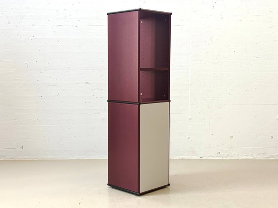 Image 1 of Modulares Designregal mit Schrankfach, 1990er Jahre