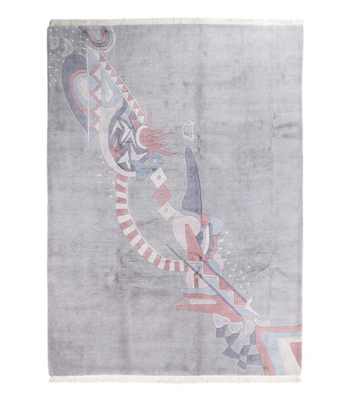 Origineel Modern Designer Hooglandwol Vloerkleed Nepal 346 x 250 cm