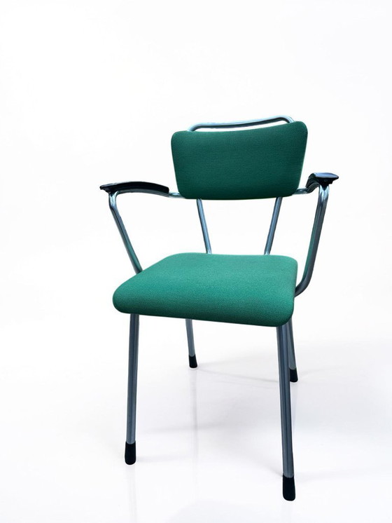 Image 1 of Poltrona vintage Gispen 214 – anni '60 – modernismo olandese / sedia PTT