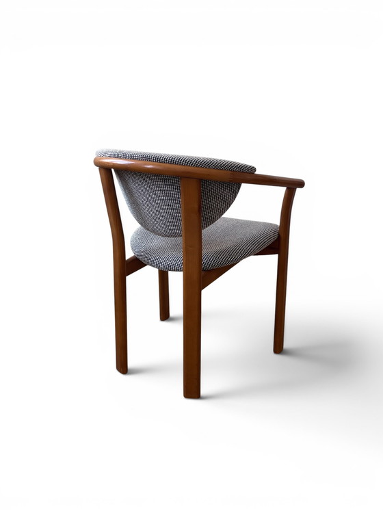 Image 1 of 4x Esszimmer Stuhl Chair - Danish Design - Mid Century - Massiv Holz