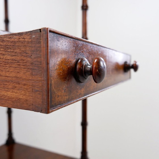 Image 1 of English 19th Century Mahogany Whatnot Shelf
