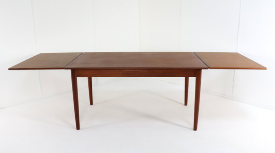 Image 1 of Danish Extendable Rectangular Dining Table 'Nymark' Vintage