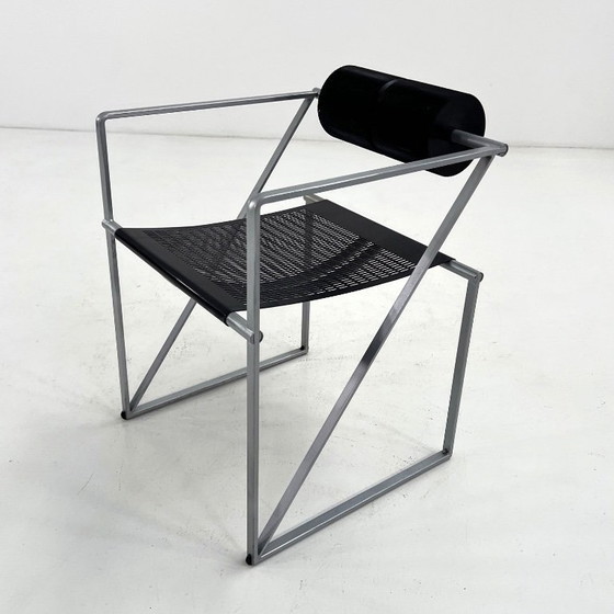Image 1 of Black & Grey Seconda Chair by Mario Botta for Alias, 1980s