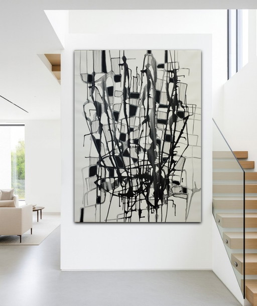 Natia Antadze Composizione astratta XXL