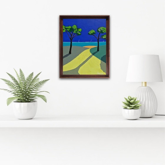 Image 1 of Acrilico su tela, cornice 41x33cm