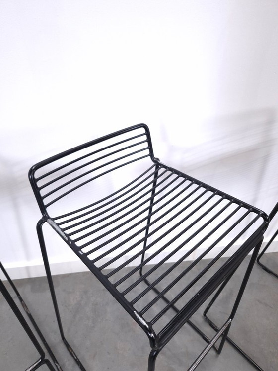 Set of 4 x Black HAY Barstool, Hee Welling – Metal (photo 14 of 18)