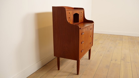 Image 1 of Vintage Secretaire | Deens | Teak | Met Spiegel