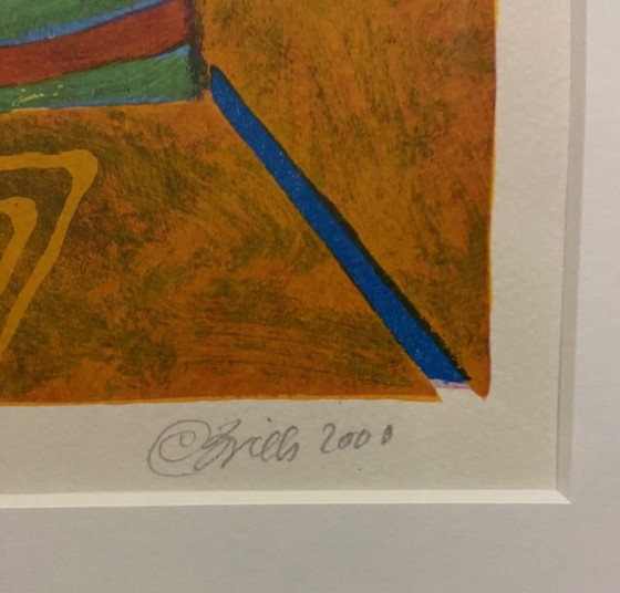 Image 1 of Screen print, Clemens Briels, “Margarita go to the river” in perfect condition 