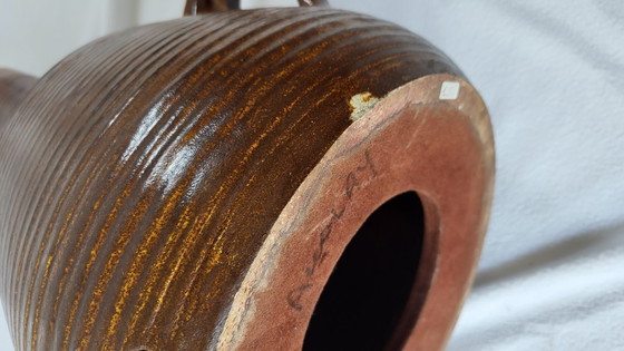 Image 1 of Vloervaas Accolay Frankrijk 1960