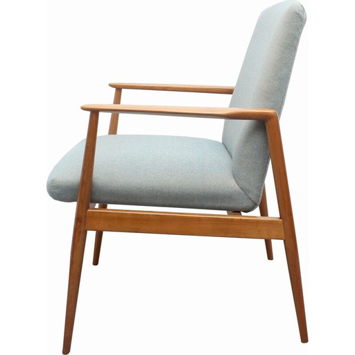 Poltrona vintage in ciliegio anni '60