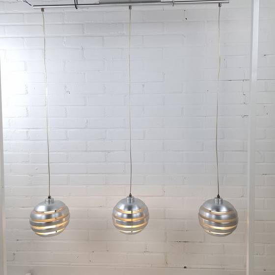 Image 1 of Lampada a sospensione vintage Mercur Eglo Space Age 3 sfere