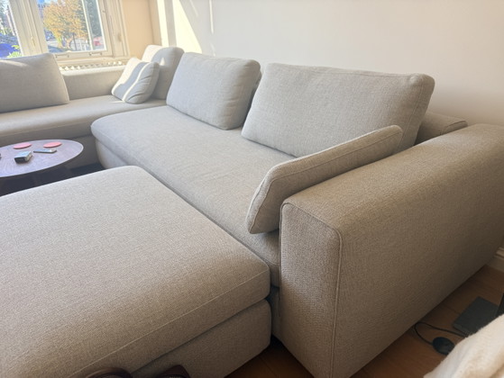 Design On Stock Vilaz Corner Sofa + Ottoman – Cotton (photo 2 of 5)