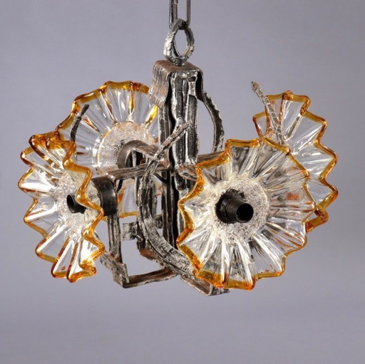 Brutalist chandelier 1970’s