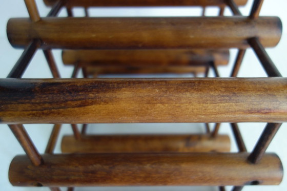 Image 1 of Vintage Nissen Langaa teak bottle rack, mid-20th century