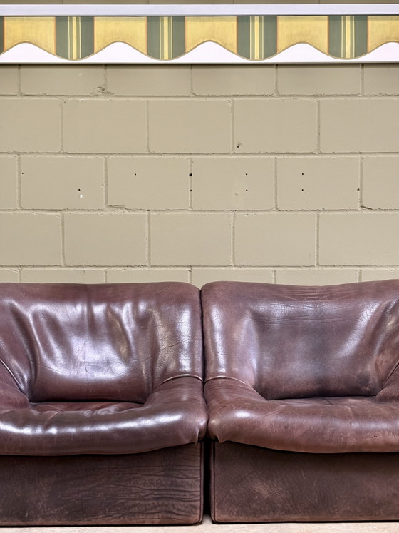 De Sede model DS-46 black-brown neck leather 6-piece – Couches (photo 7 of 15)