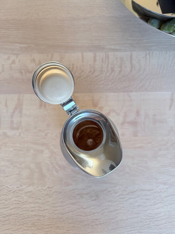 Vintage Alfi Juwel Thermos Flask / Insulated Flask 1L / Chrome Plated – Crockery, polished steel (photo 17 of 22)