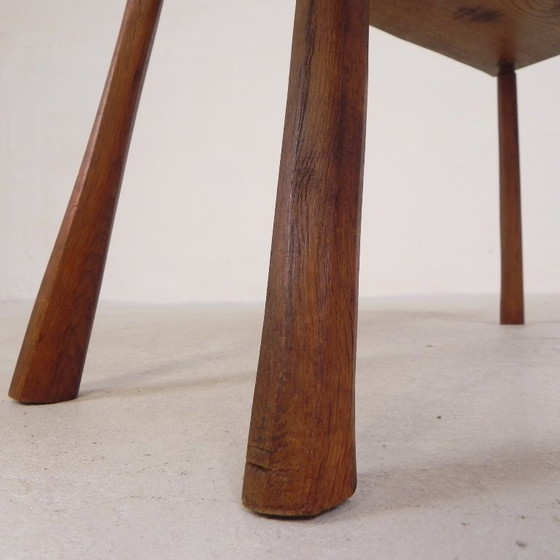 Image 1 of Vintage wooden tree trunk side table, 1960s