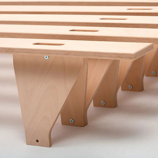 Tojo Lieg Modulair Japandi Stijl-bed – bedden, Wood