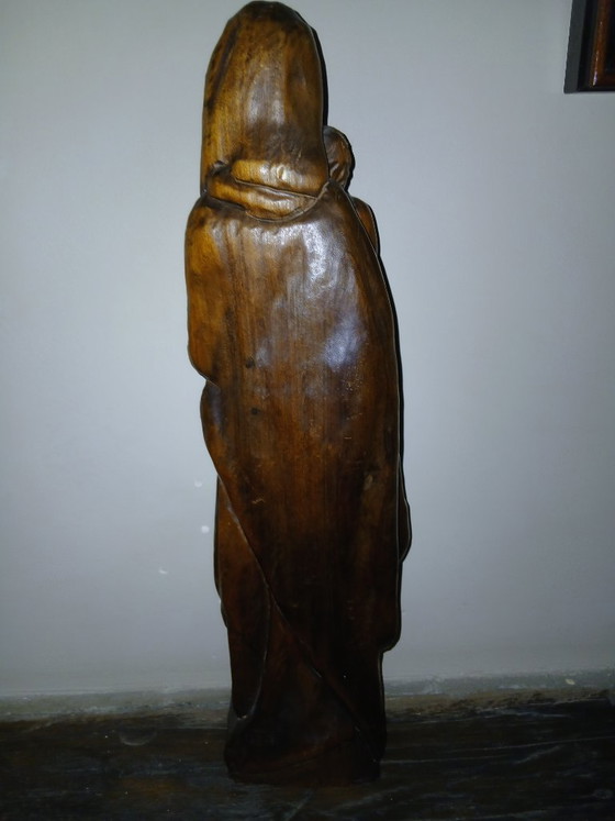 Wooden statue of the Virgin Mary – Sculpture (photo 3 of 7)