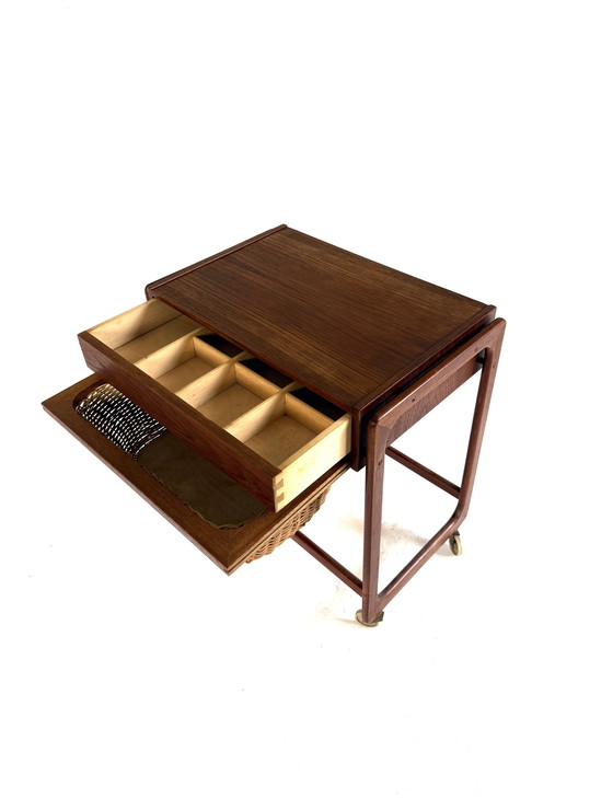 Image 1 of Boîte à couture danoise vintage, BR Gelsted '60