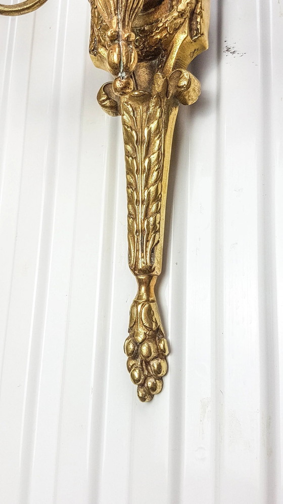 Wandleuchte aus Bronze - Empire-Stil - Elegante antike Beleuchtung – Klassiek (photo 5 of 10)