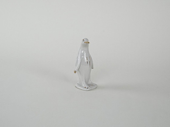 Image 1 of Porcelain penguin figurine, Italian design, 1970s, made in Italy