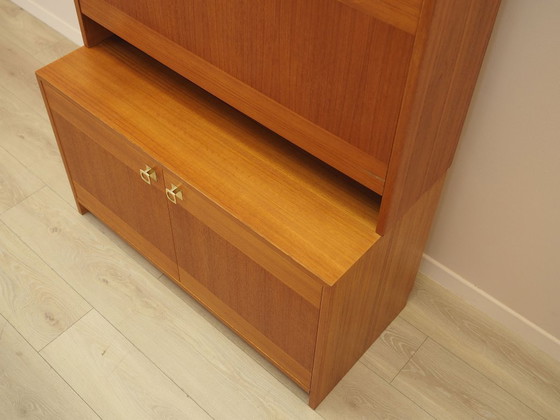 Estantería danesa de teca con mueble bar iluminado, estilo danés moderno de los años 70. – Librerías, Wood (photo 15 of 22)