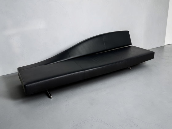 Ensemble de 2 canapés Cassina Aspen en cuir noir Jean-Marie Massaud – Canapés 3 places, Leather (photo 13 of 13)