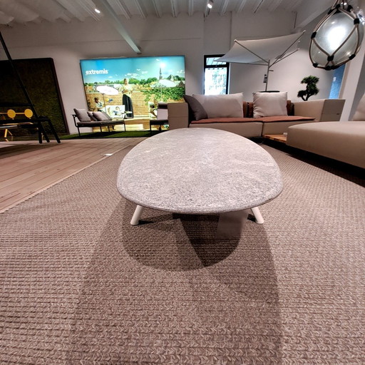 Tavolo da giardino ovale di design italiano - 205x70