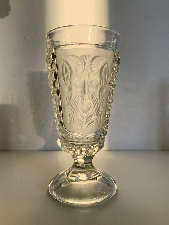 Image 1 of Rara copa Art Nouveau de S. Reich & Co. "Diablo y Mil Ojos"