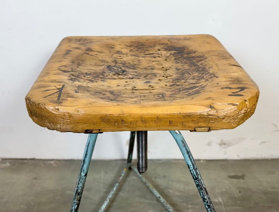 Image 1 of Industrial Workshop Swivel Stool, 1960s