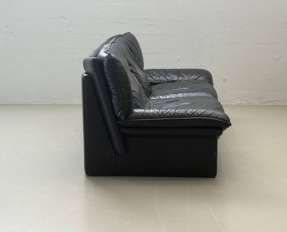 Image 1 of Nicoletti Salotti für Avanti Ledersofa – Italien, 1980er