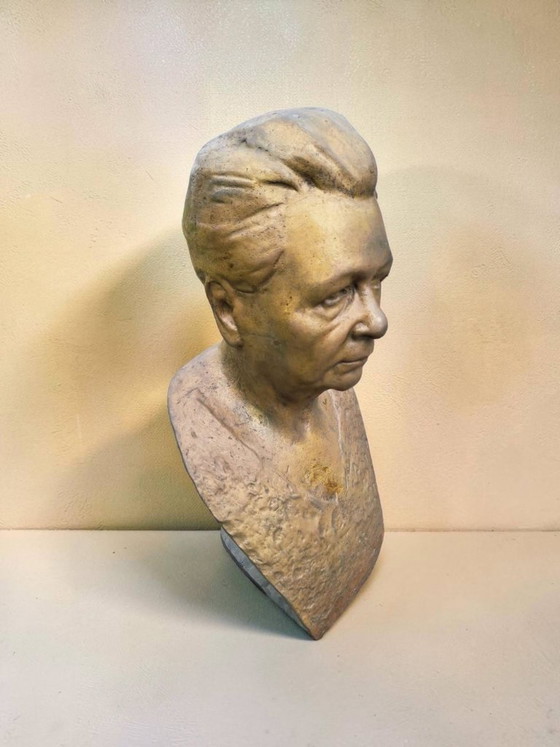 Busto di donna, color bronzo, Sculture, Marrone, Realisme (foto 8 di 9)