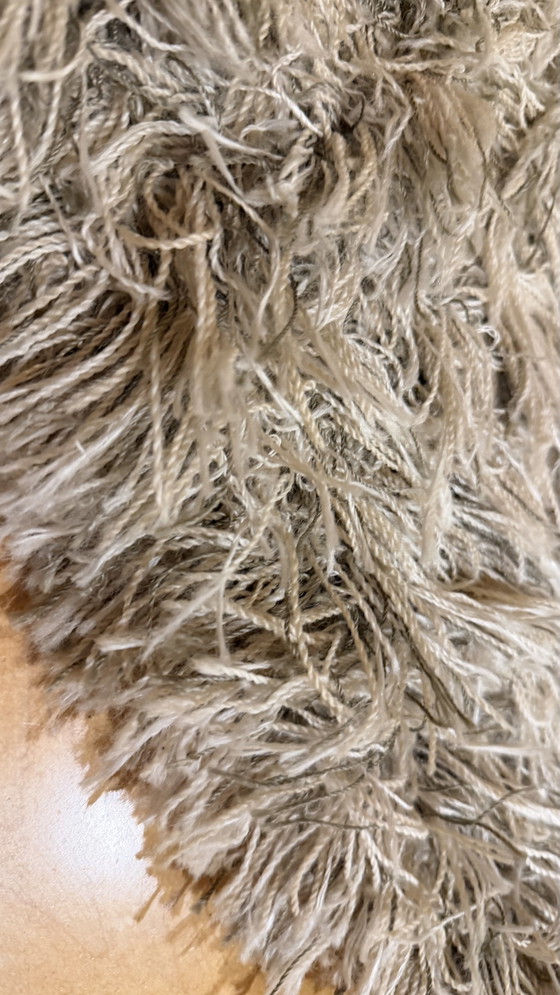 Tappeto Moderno Caldo A Pelo Lungo In Beige E Crema 300x220cm Con Sottotappeto – Tappeti, Textile (photo 3 of 5)