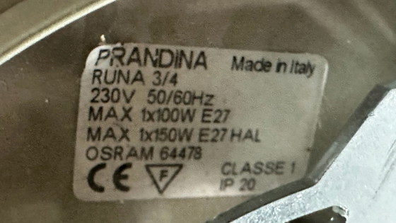 Prandina run 4 Designlampe, Deckenleuchten, Glas, Metall, Silber (Foto 7 von 8)