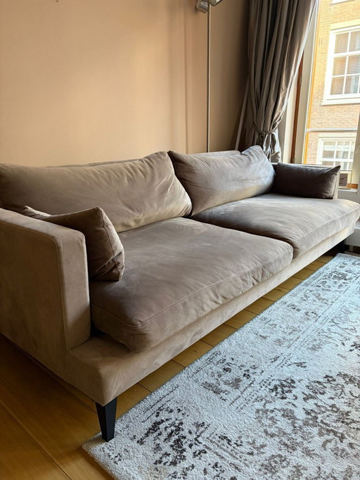 Bellissimo divano 3 posti color tortora (Homestock) 226 cm