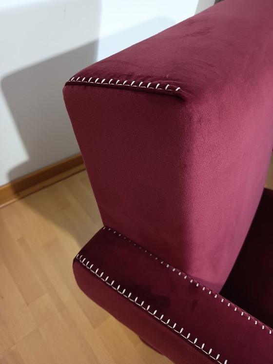 Image 1 of CASSINA 2X Poltrone 637 UTRECHT  (NUOVE MAI USATE) in Velluto 13L Ortigia/Plum con Cuciture in filo Naturale a punta Cavallo