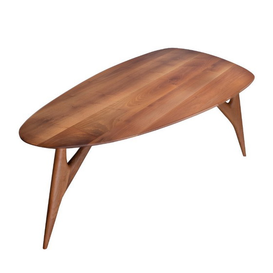 Image 1 of GREYGE TED Sculptural Dining Table in Solid Italian Walnut – Handmade Design