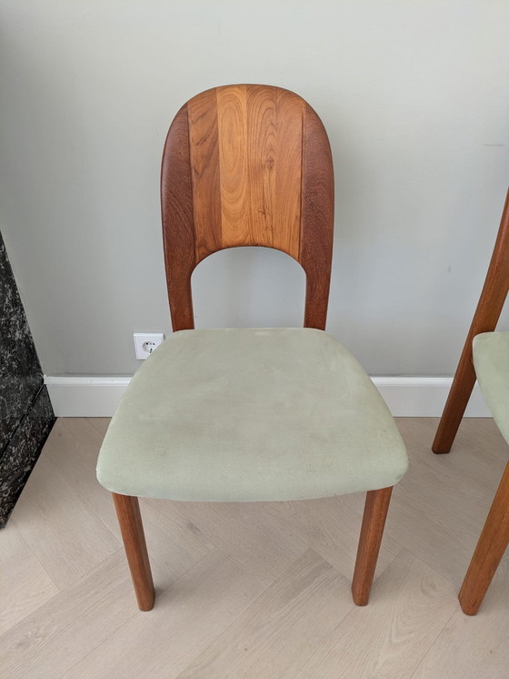 Image 1 of Vintage Danish set, 4 dining chairs, Holstebro