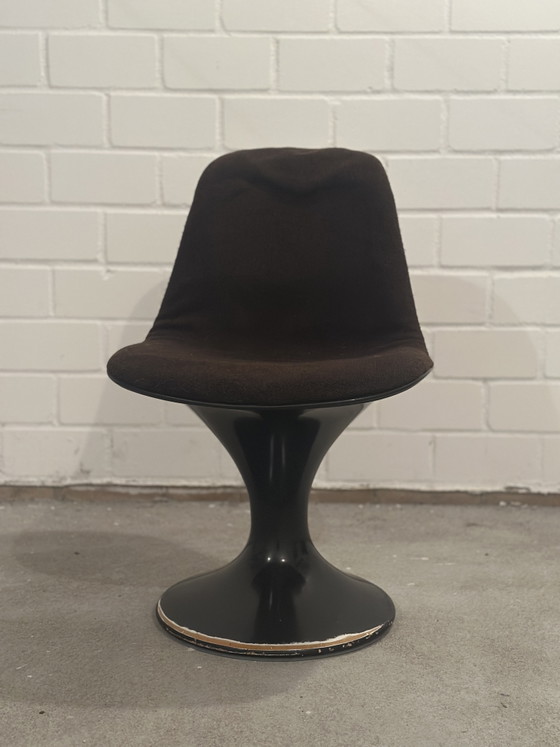 Herman Miller Orbit-stoelen – Farner & Grunder – Vintage Space Age – Set van 4 – Eetkamerstoelen, Plastic (photo 4 of 14)