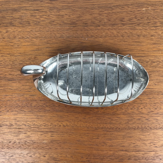 Image 1 of Bicchiere da toast a forma di anatra placcato in argento, 1970