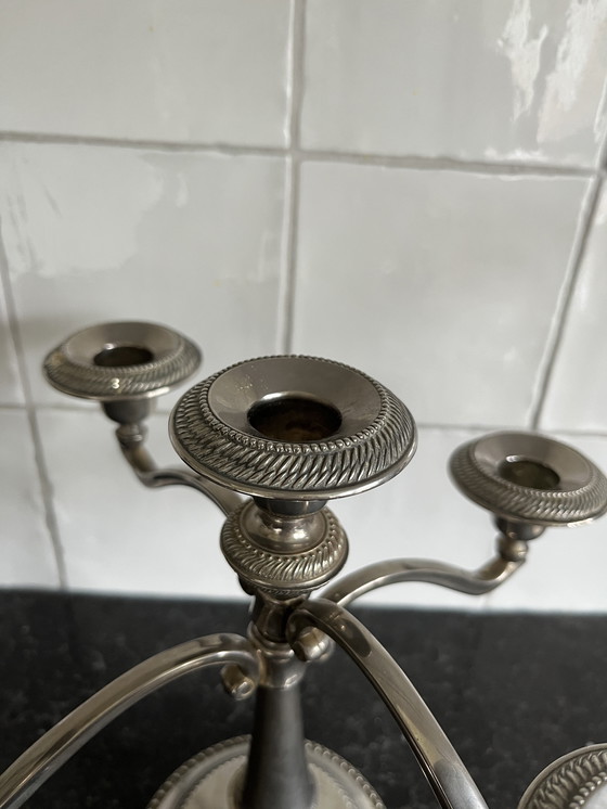 Image 1 of Vintage 5-armige kandelaar