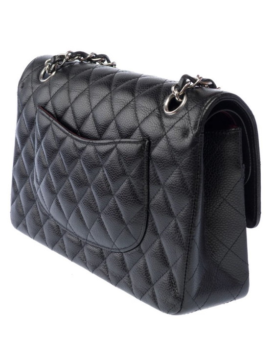 Image 1 of Borsa CHANEL Timeless/Classique en Cuir Noir - 103459