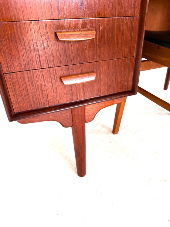 Scrivanie 'Bullet' vintage in teak, H.P. Hansen anni '60 – Legno, Metallo (photo 13 of 15)