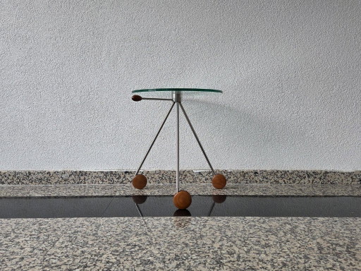 Iconische Postmoderne Driepoot Trolley / Bijzettafel (Jaren '90)