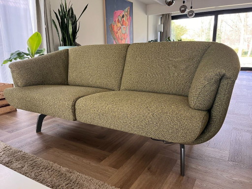Canapé 2 places Leolux – banken, Metal, Textile