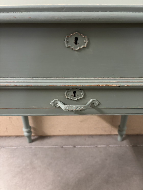 Image 1 of Brocante bureau / lessenaar / schrijftafel